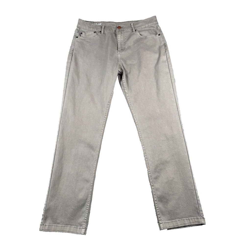 Mugsy Men's Jeans 34x30 Gray Bucks Straight Stretch